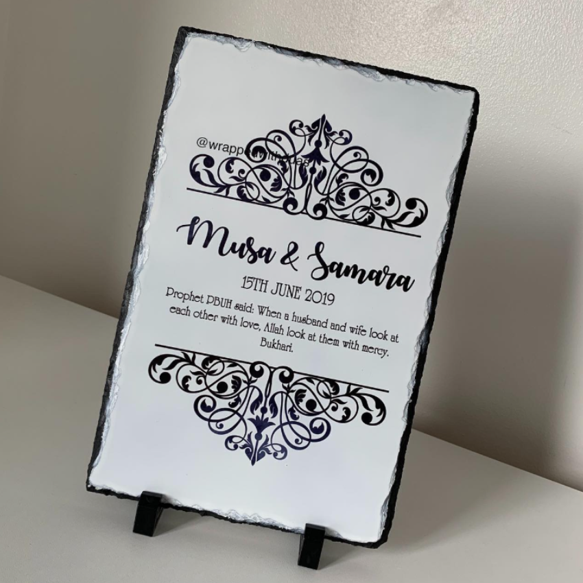 Wedding slate